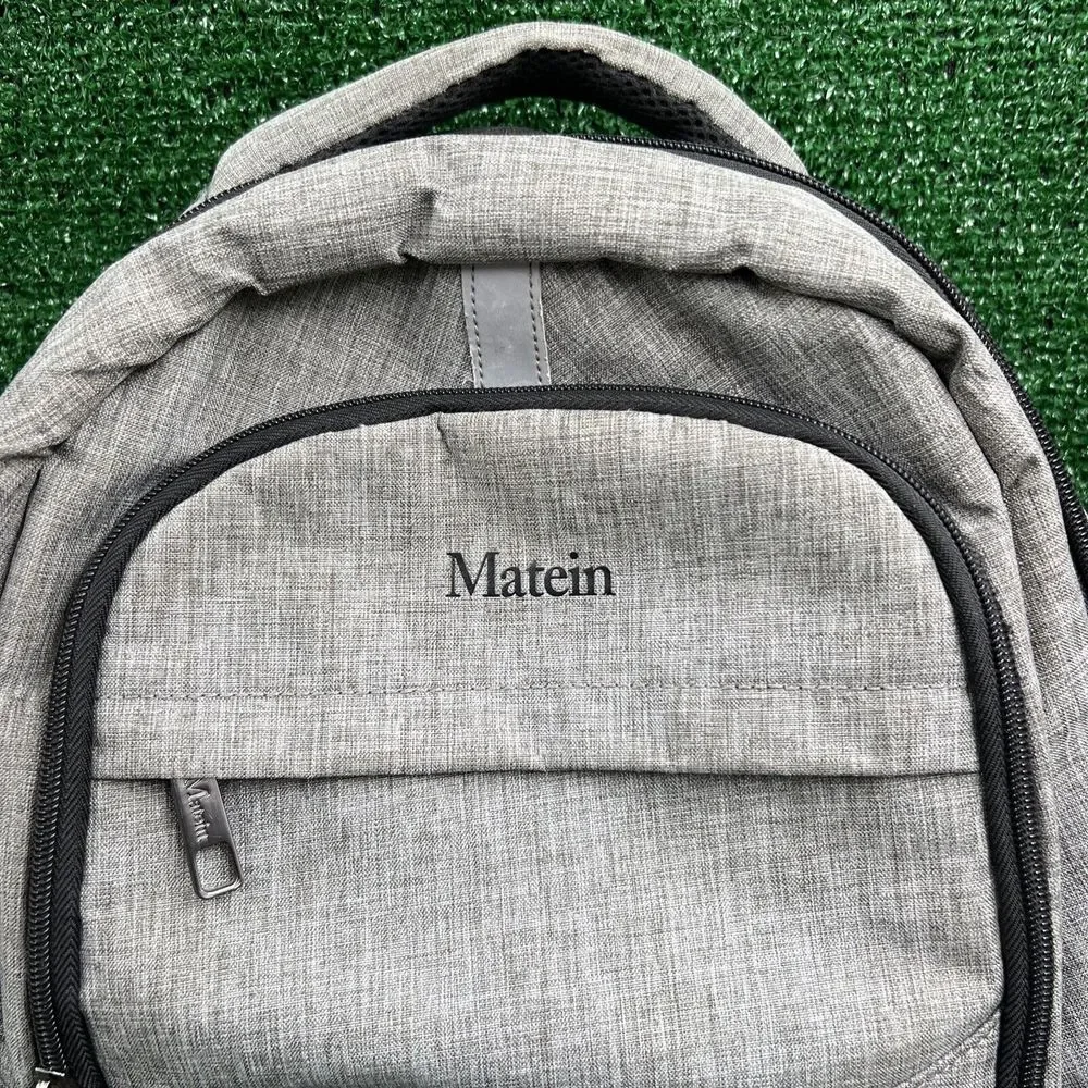 Matein Travel Laptop Backpack 17 inch Business Flight Approved Carry On‎ Gray